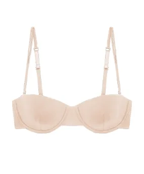 sheer tactel balconette bra