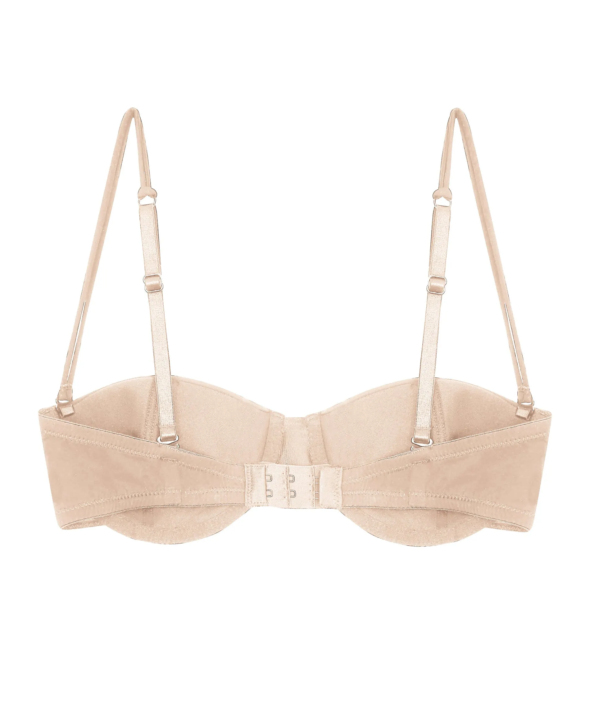 sheer tactel balconette bra