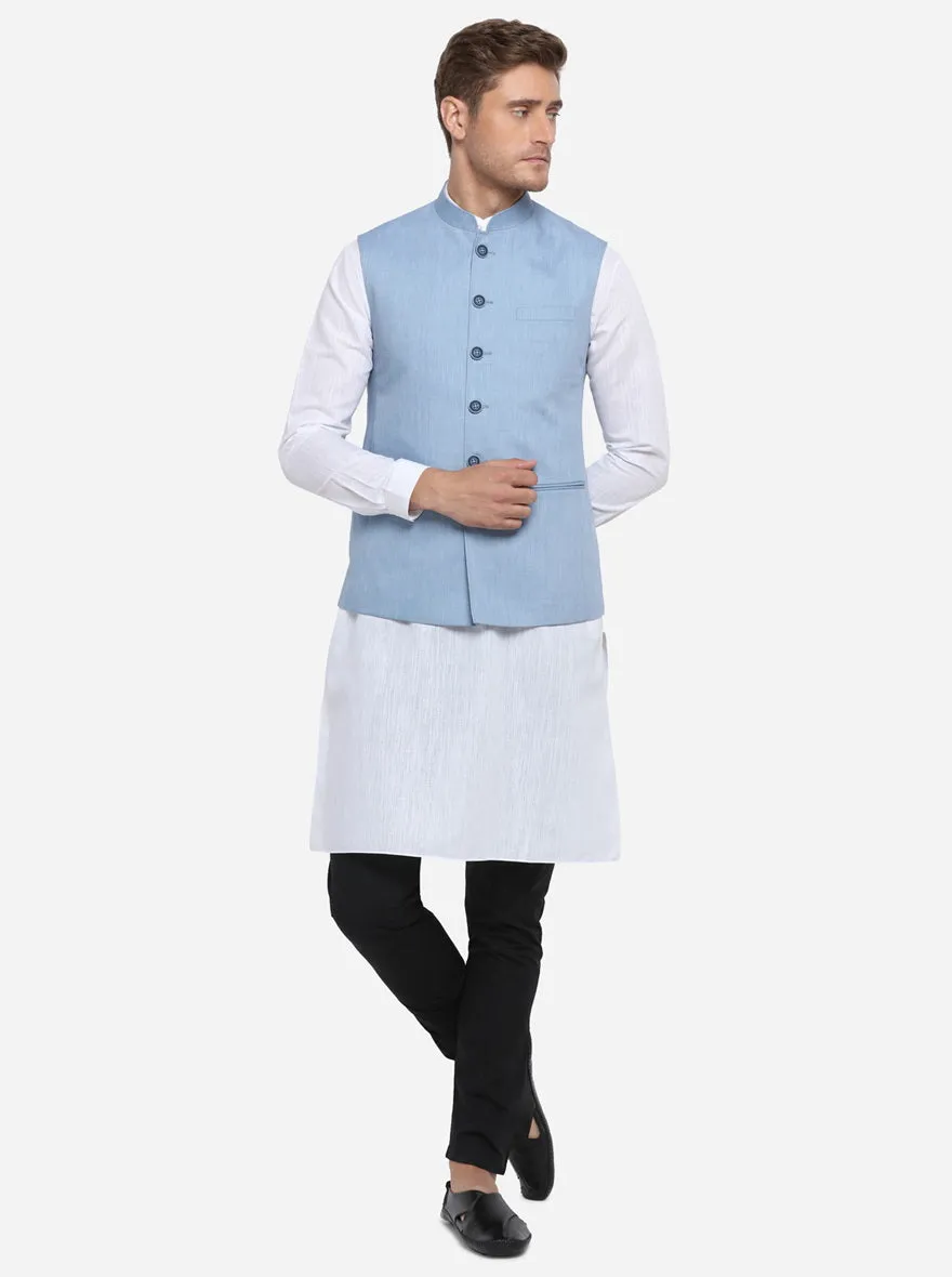 Sky Blue Modi Jacket | JadeBlue