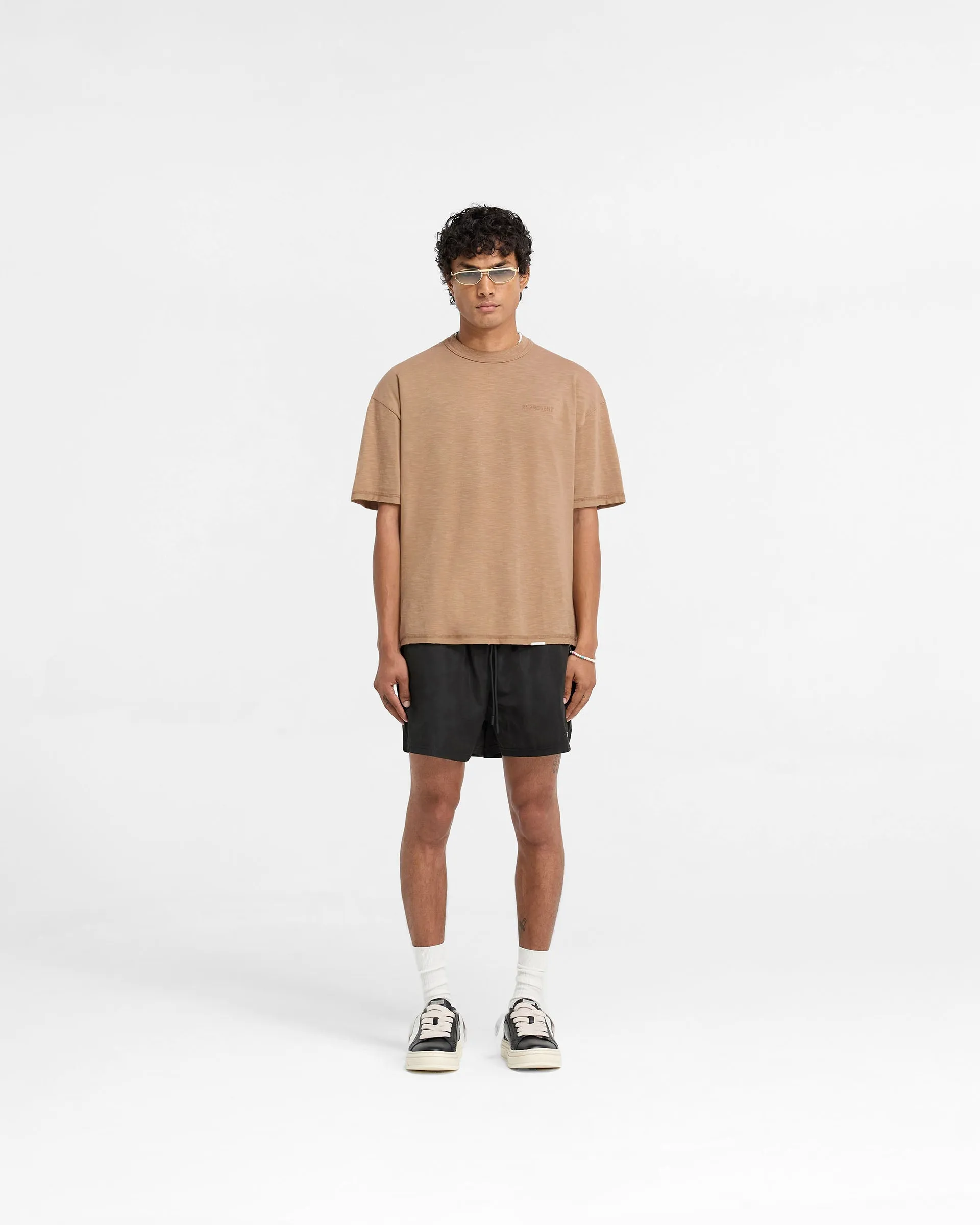 Slub T-Shirt - Walnut