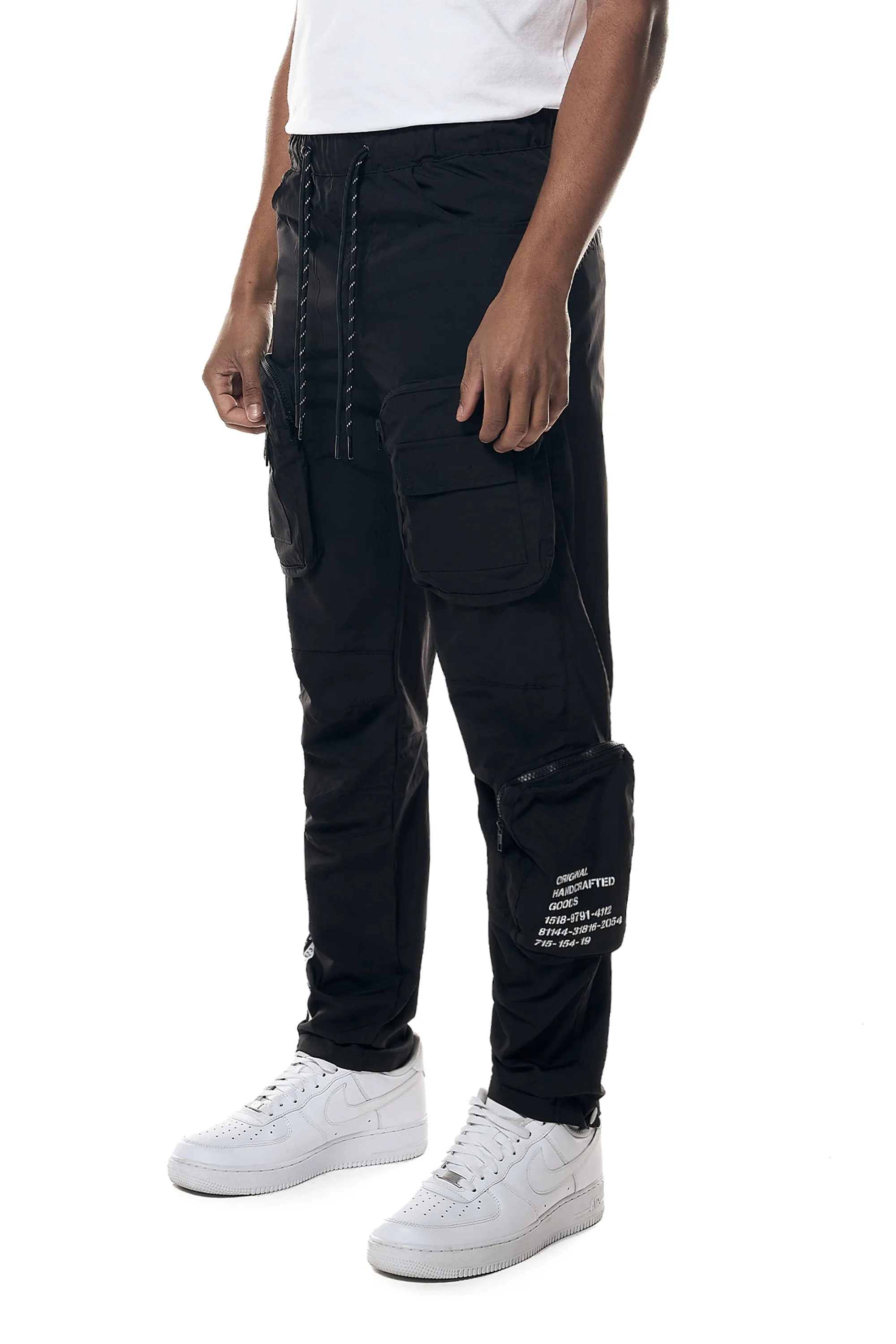 Smoke Rise - Windbreaker Joggers - Black