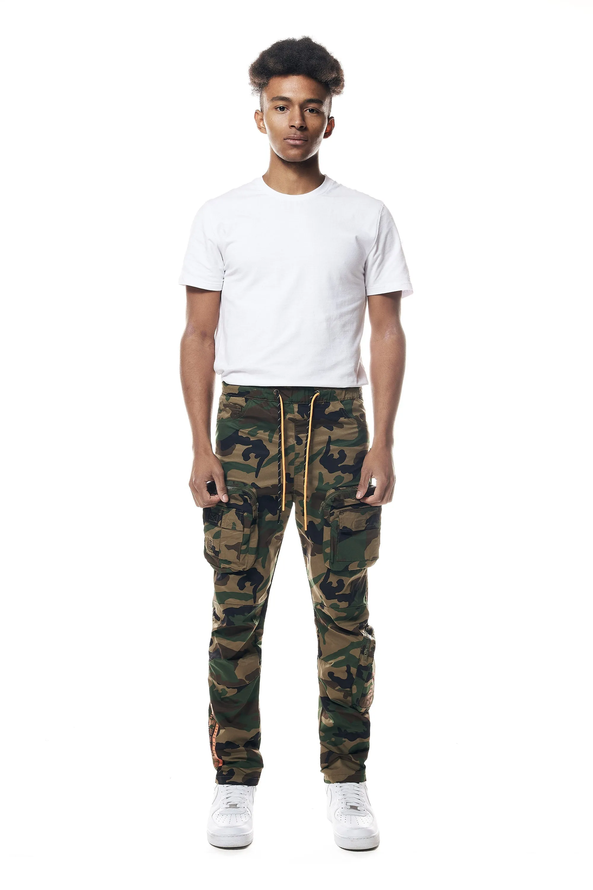 Smoke Rise - Windbreaker Joggers - Wood Camo