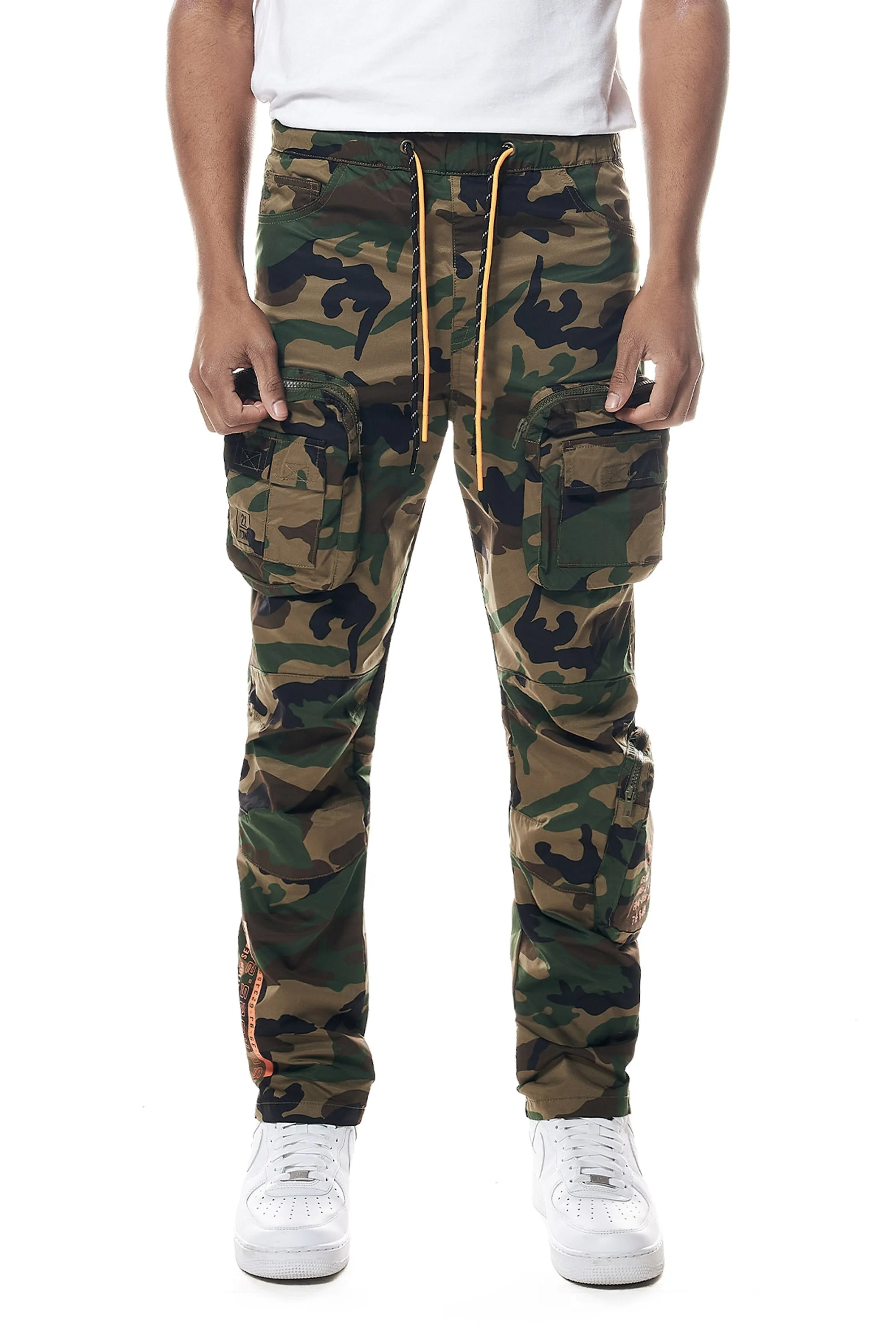 Smoke Rise - Windbreaker Joggers - Wood Camo