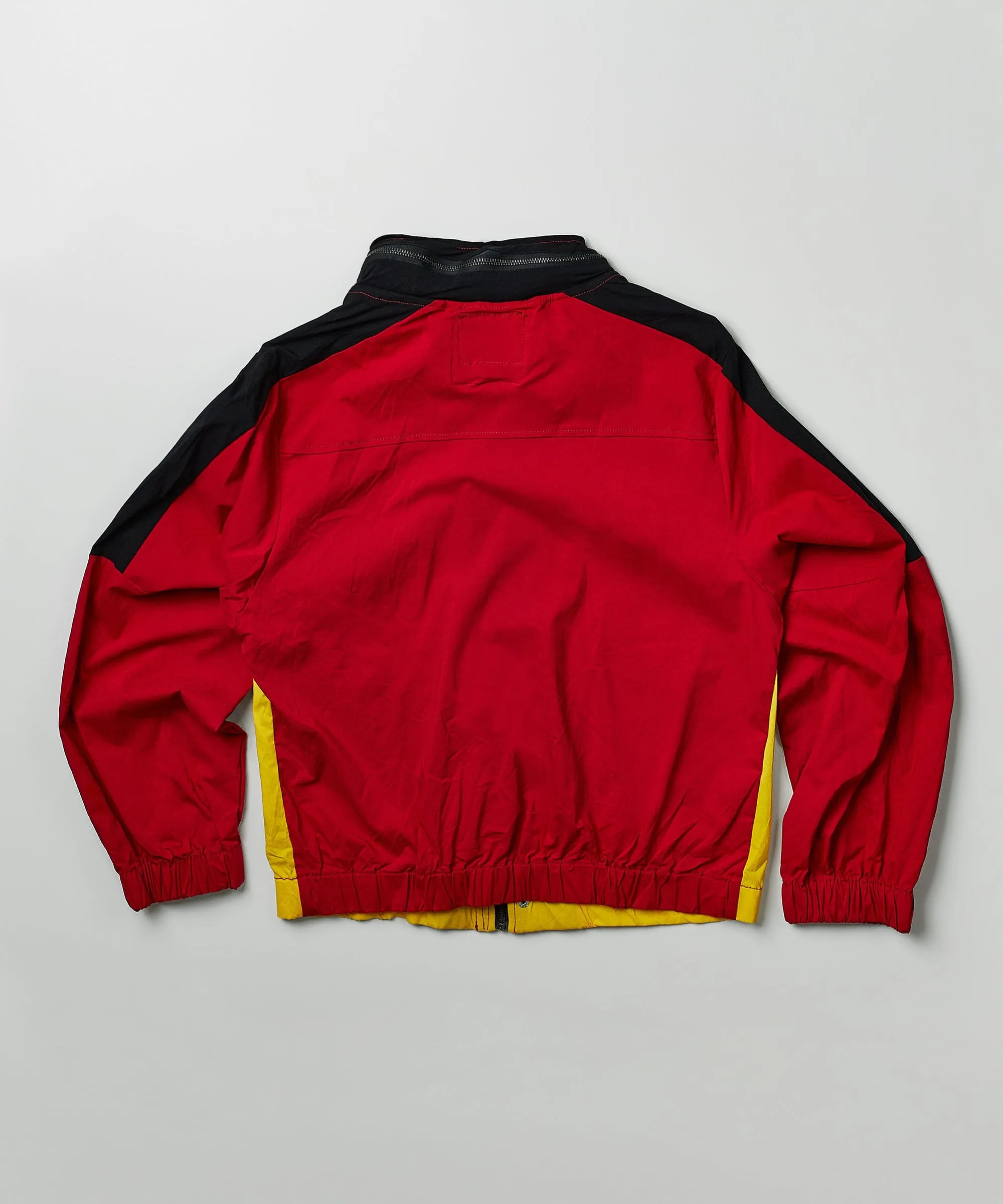 Soho Stretch Nylon Zip Up Jacket - Red