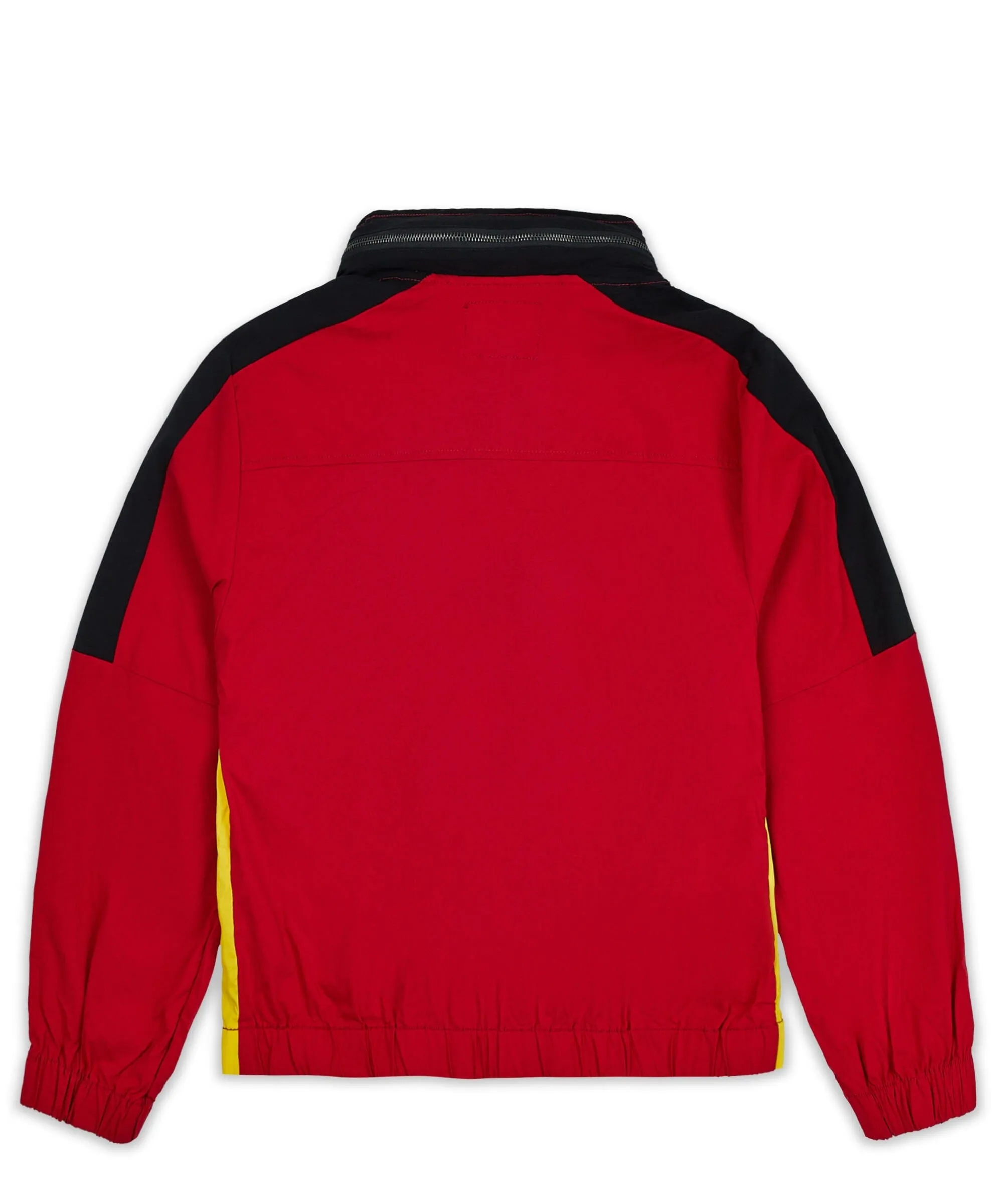 Soho Stretch Nylon Zip Up Jacket - Red