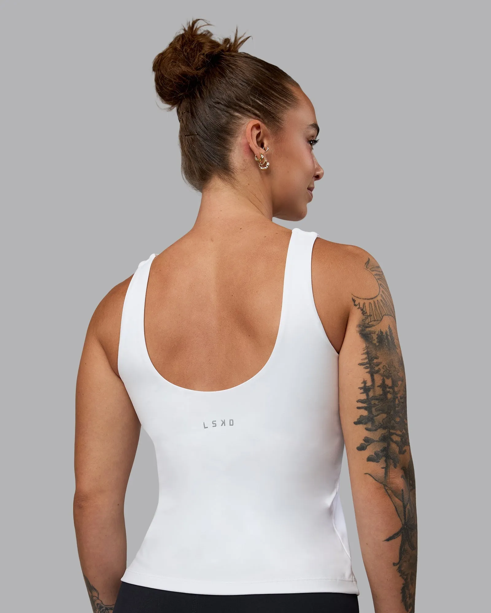 Staple Active Shelf Bra Tank - White