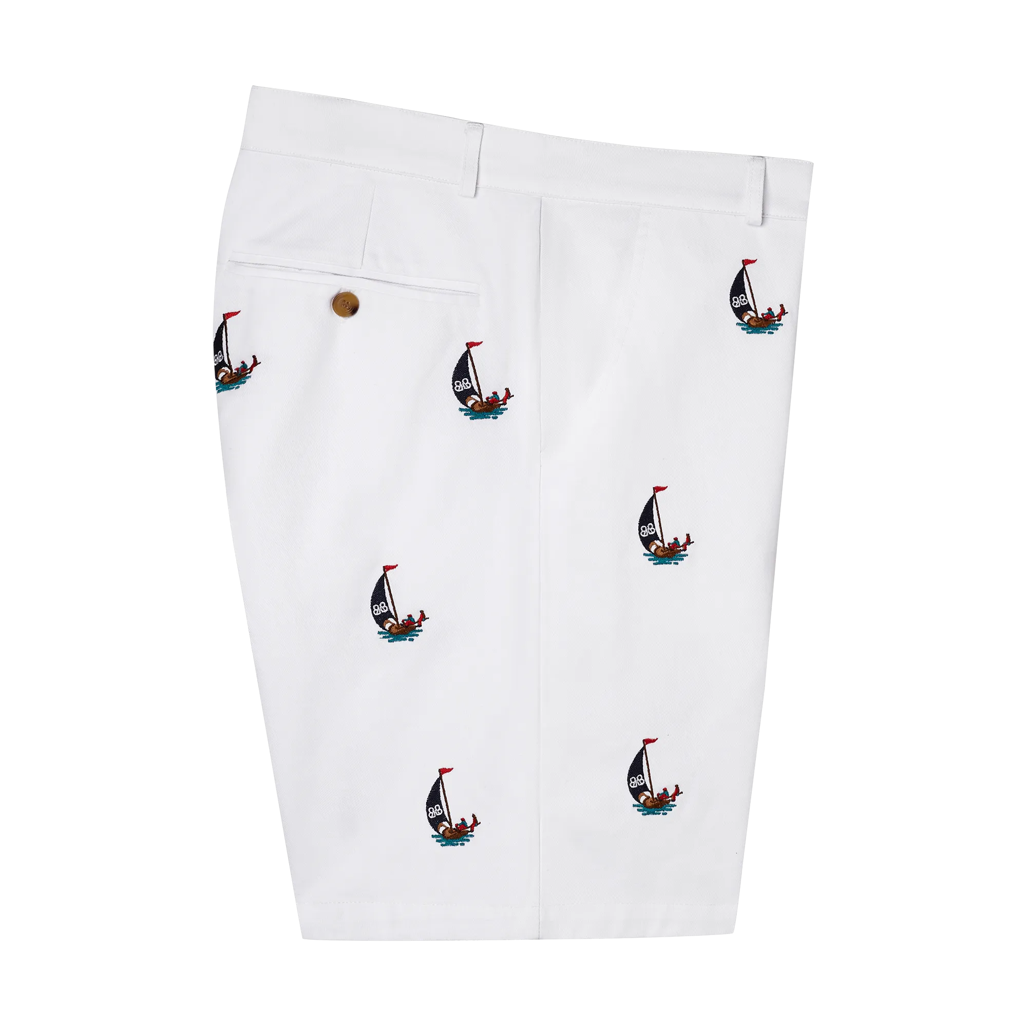 STAPLE CHINO SHORTS-WHITE