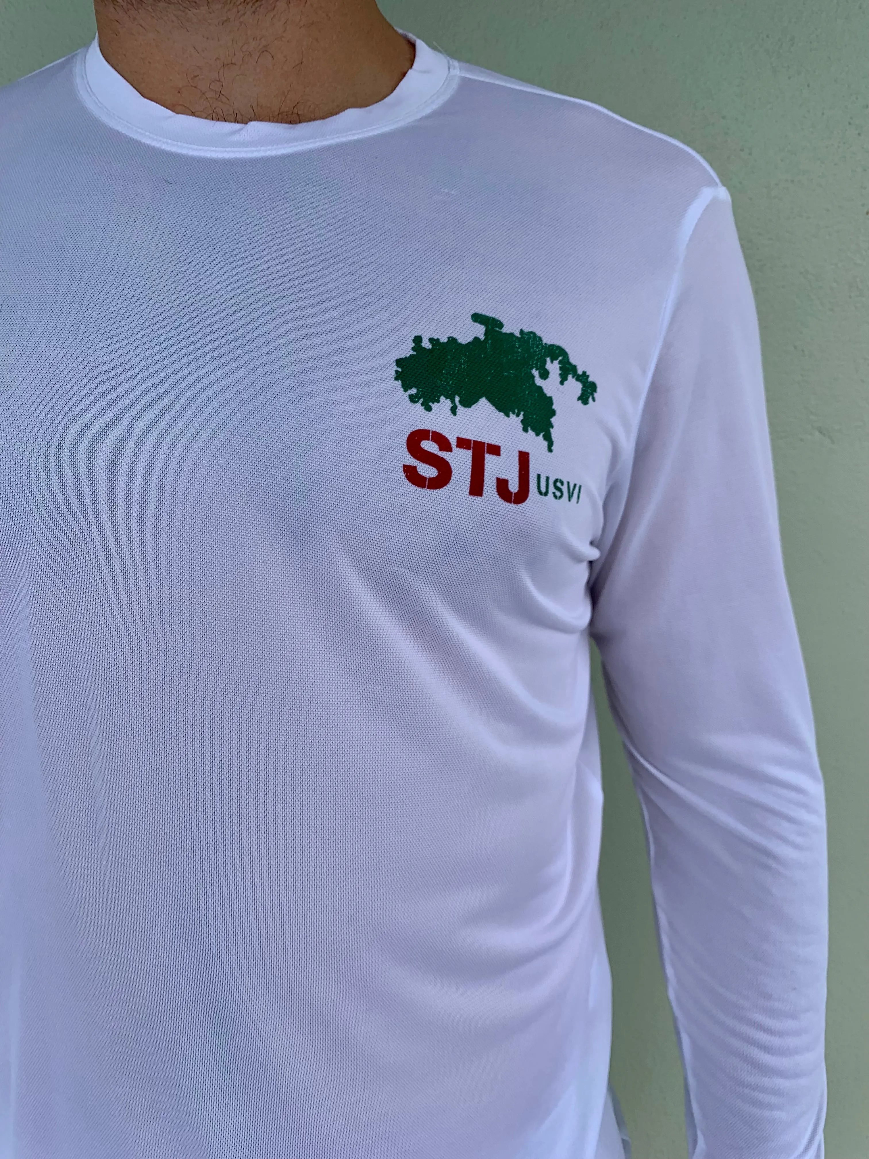 STJ Patch UPF50 Shirt - White