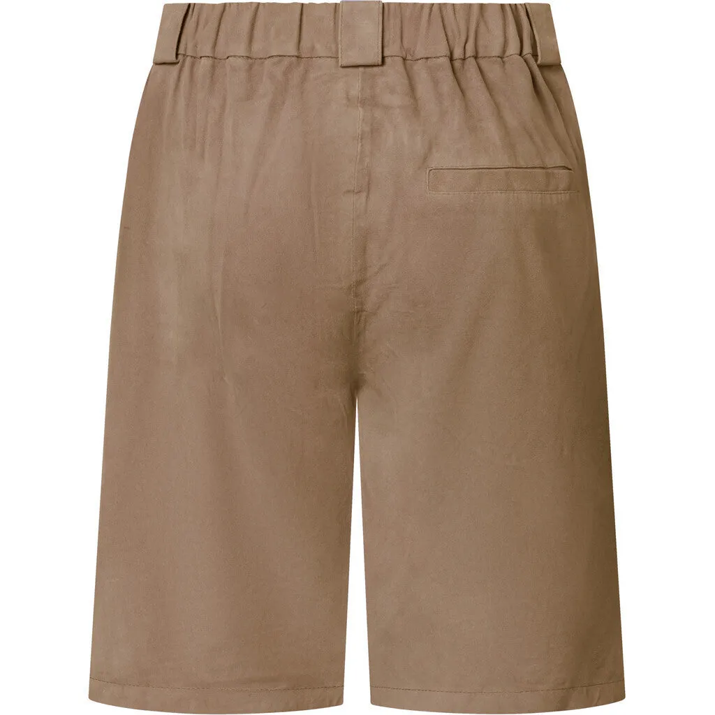 Suede shorts in a nice and soft quality / 50868 - Desert Sand