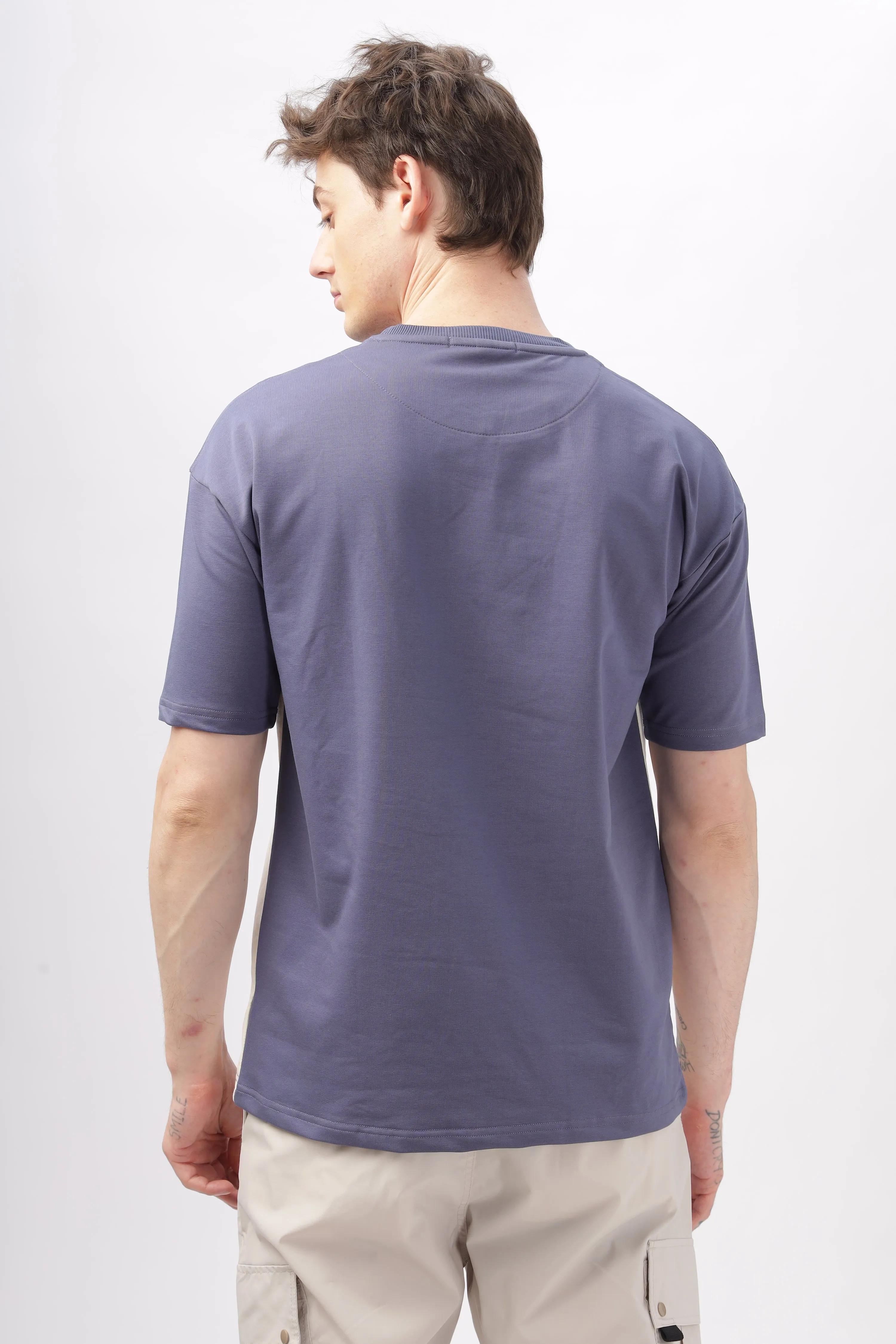 Summer Grade Drop Shoulder Lavender T-shirt