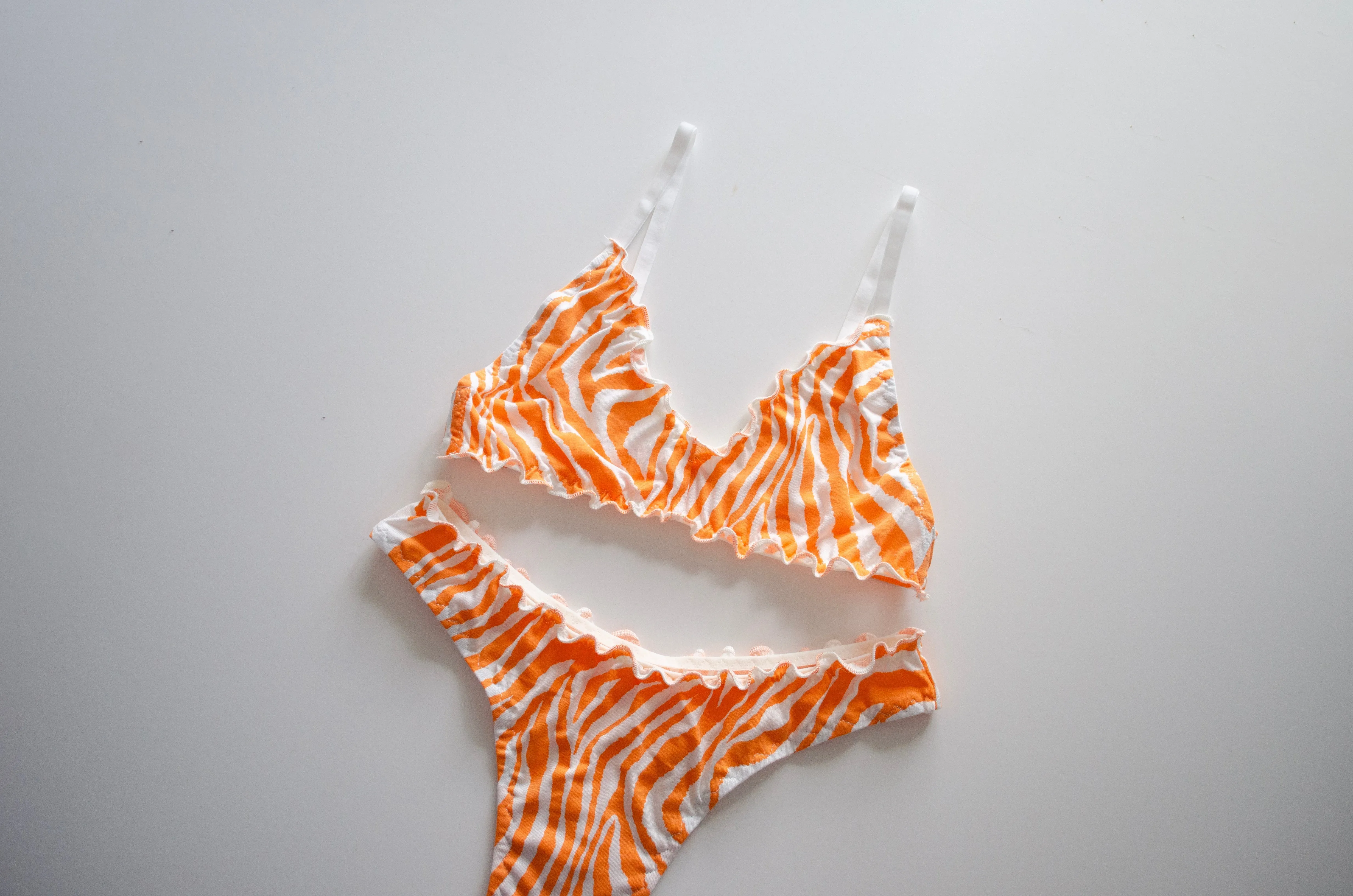 Tangerine Jersey Bralet