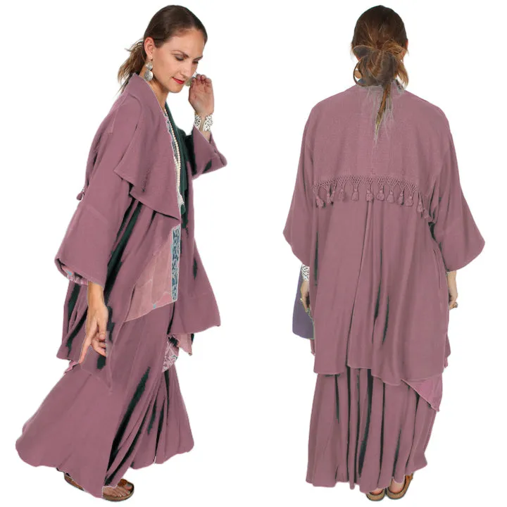 Tienda ho Rachida Tassel Jacket Habba Moroccan Cotton Sml-3x