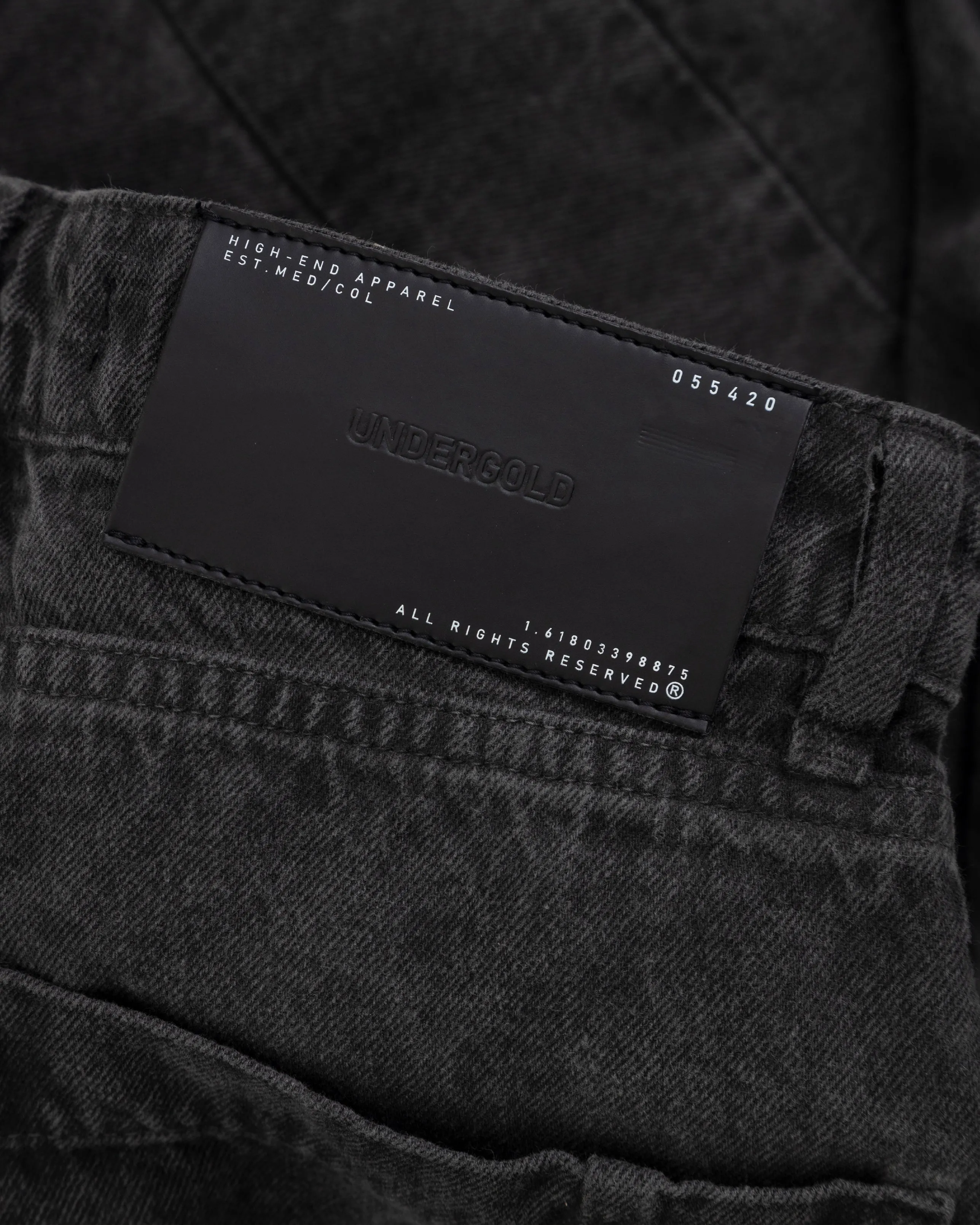 W Basics Multi-Pocket Cargo Jean Washed Black