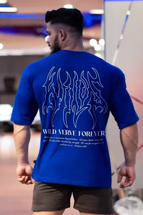 WILDS FLAME "PREMIUM" OVERSIZED T-SHIRT (ROYAL BLUE)