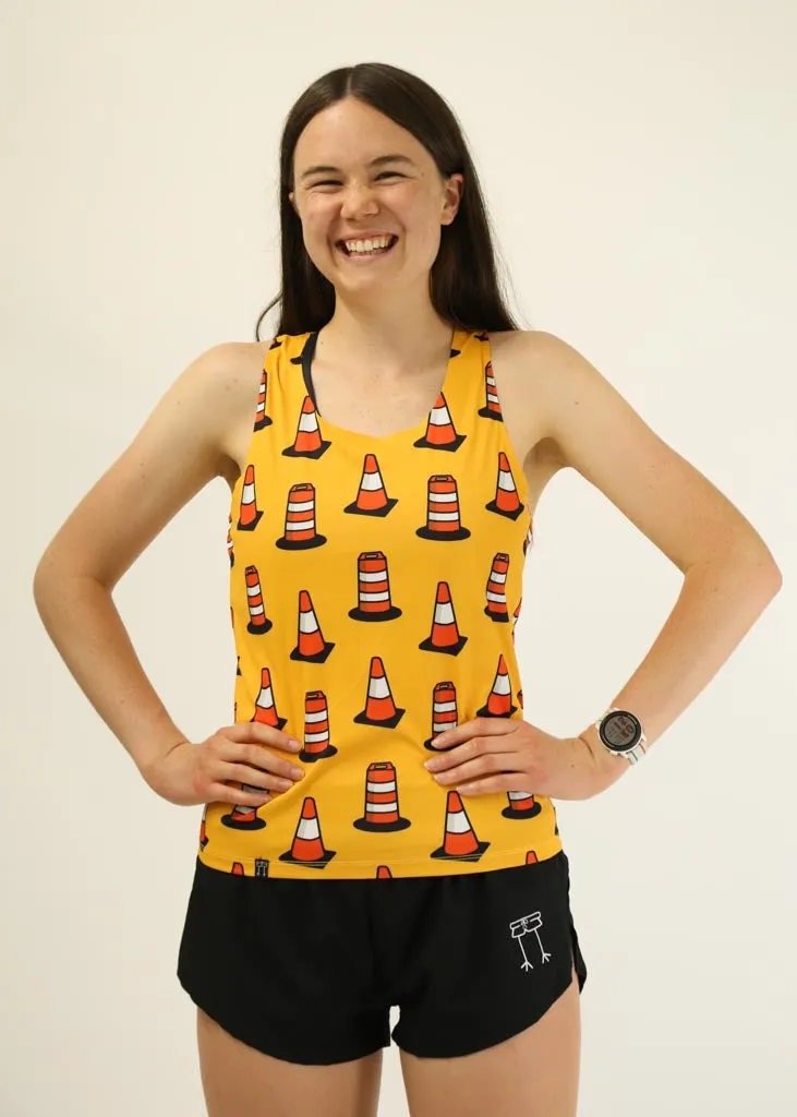 Women's Traffic Cones Performance Singlet